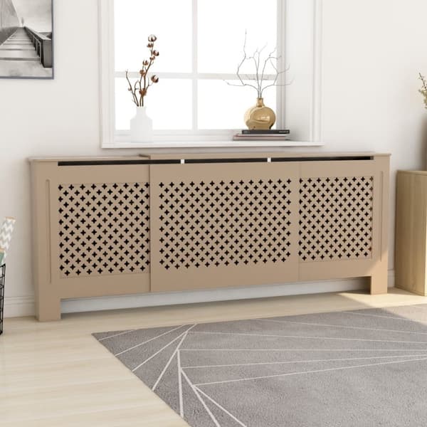 vidaXL MDF lämpöpatterin suoja 205 cm