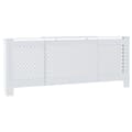Miniatyrbillede 3 af 9: vidaXL radiatorskjuler 205 cm MDF hvid
