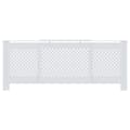 Miniatyrbillede 4 af 9: vidaXL radiatorskjuler 205 cm MDF hvid
