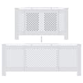 Miniatyrbillede 6 af 9: vidaXL radiatorskjuler 205 cm MDF hvid