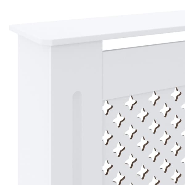 vidaXL radiatorskjuler 205 cm MDF hvid