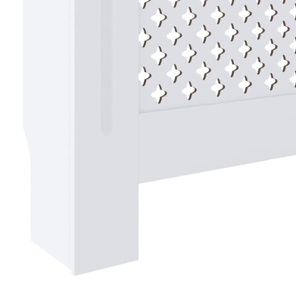 vidaXL radiatorskjuler 205 cm MDF hvid