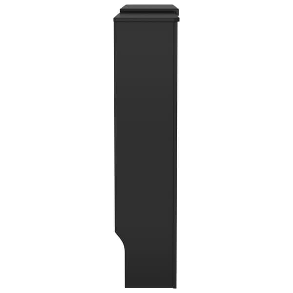 vidaXL MDF lämpöpatterin suoja musta 205 cm
