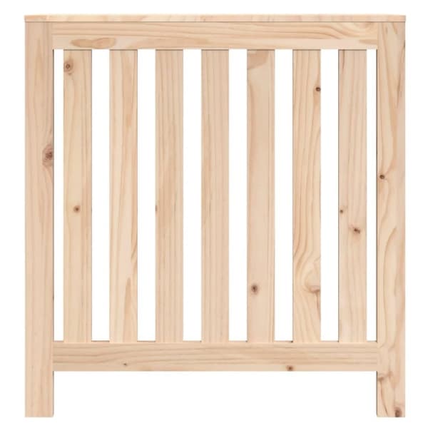 vidaXL Radiatordeksel 79,5x19x84 cm heltre furu