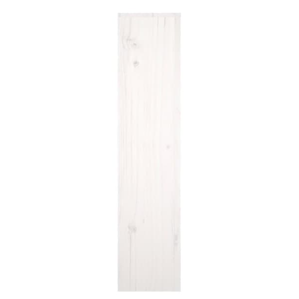 vidaXL Radiatordeksel hvit 153x19x84 cm heltre furu