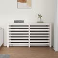 Miniatyrbilde 3 av 8: vidaXL Radiatordeksel hvit 153x19x84 cm heltre furu