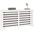 Miniatyrbilde 4 av 8: vidaXL Radiatordeksel hvit 153x19x84 cm heltre furu