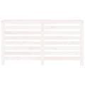 Miniatyrbilde 5 av 8: vidaXL Radiatordeksel hvit 153x19x84 cm heltre furu