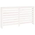 Miniatyrbilde 1 av 8: vidaXL Radiatordeksel hvit 153x19x84 cm heltre furu