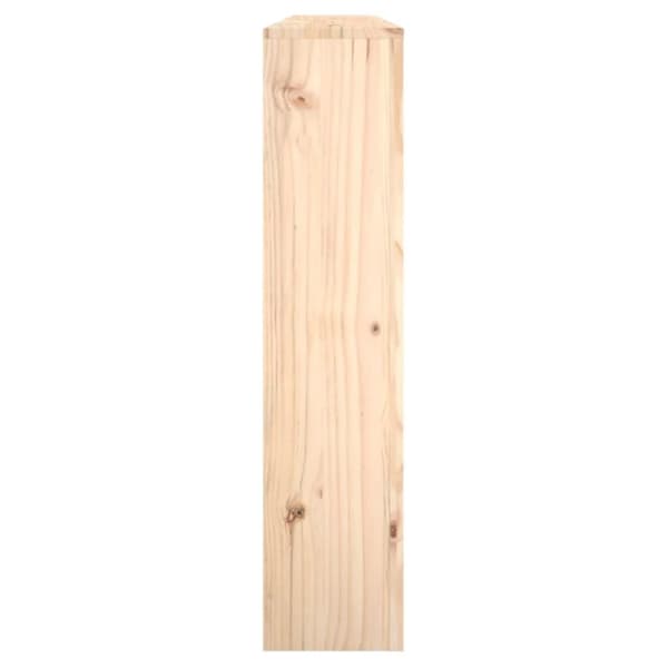 vidaXL radiatorskjuler 153x19x84 cm massivt fyrretræ