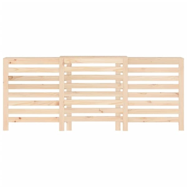 vidaXL radiatorskjuler 210x21x85 cm massivt fyrretræ