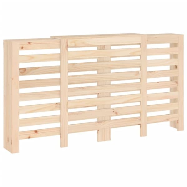 vidaXL radiatorskjuler 210x21x85 cm massivt fyrretræ