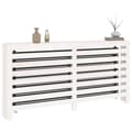 Miniatyrbilde 4 av 8: vidaXL Radiatordeksel hvit 169x19x84 cm heltre furu