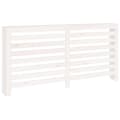 Miniatyrbilde 1 av 8: vidaXL Radiatordeksel hvit 169x19x84 cm heltre furu