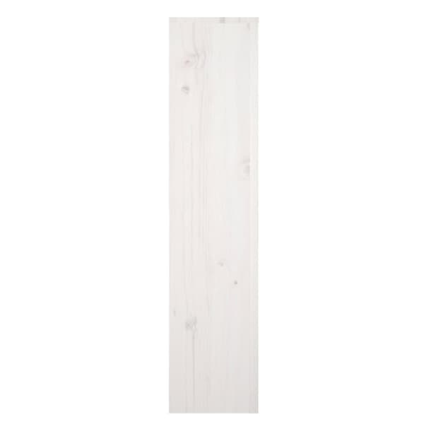 vidaXL Radiatordeksel hvit 169x19x84 cm heltre furu