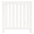 Miniatyrbilde 5 av 8: vidaXL Radiatordeksel hvit 79,5x19x84 cm heltre furu