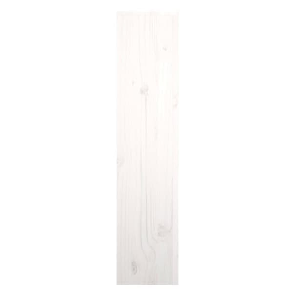 vidaXL radiatorskjuler 79,5x19x84 cm massivt fyrretræ hvid