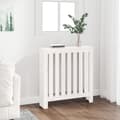 Miniatyrbillede 2 af 8: vidaXL radiatorskjuler 79,5x19x84 cm massivt fyrretræ hvid