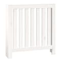 Miniatyrbillede 1 af 8: vidaXL radiatorskjuler 79,5x19x84 cm massivt fyrretræ hvid
