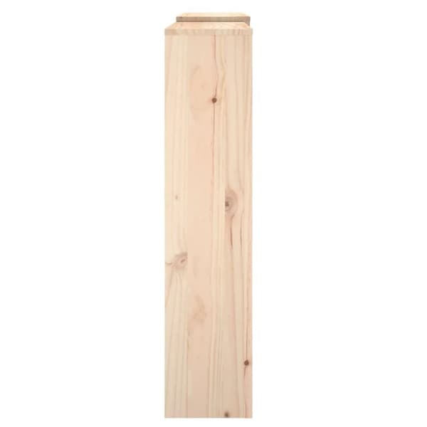 vidaXL Radiatordeksel 210x21x85 cm heltre furu
