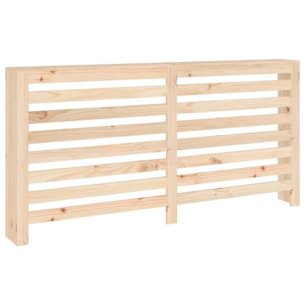 vidaXL Radiatordeksel 169x19x84 cm heltre furu