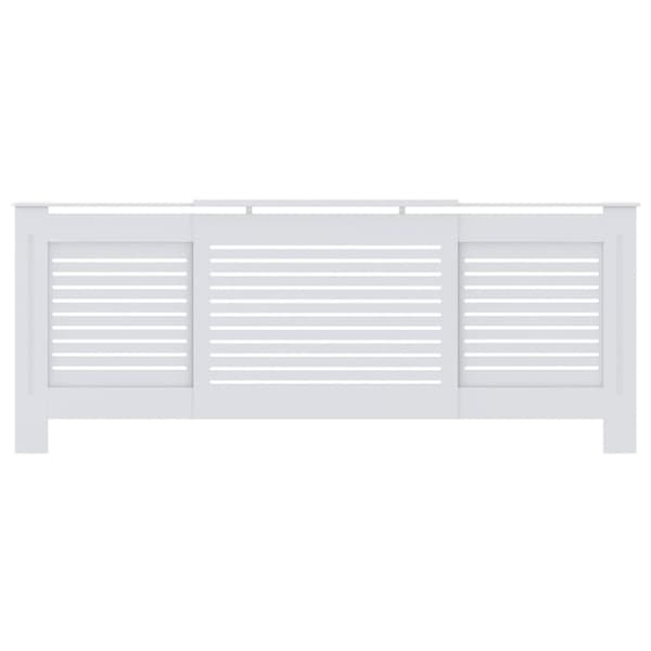radiatorskjuler 205 cm MDF hvid