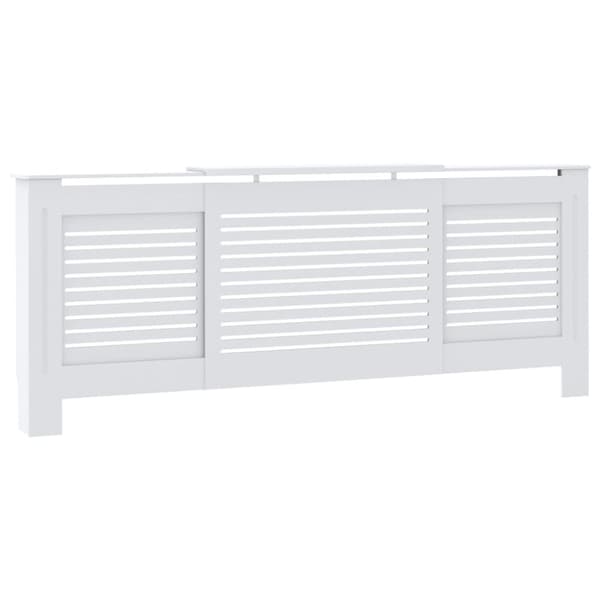 radiatorskjuler 205 cm MDF hvid