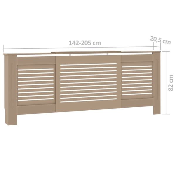 radiatorskjuler 205 cm MDF