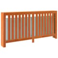Miniatyrbilde 3 av 10: vidaXL Radiatordeksel voksbrun 169x19x84 cm heltre furu