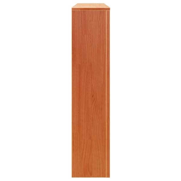Elementskydd vaxbrun 108,5x19x84 cm massiv furu