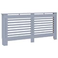 Miniatyrbillede 3 af 9: vidaXL radiatorskjuler 172x19x81,5 cm MDF antracitgrå -  Radiatorer – tilbehør