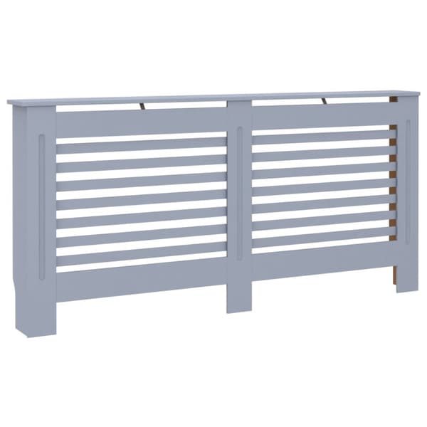 vidaXL radiatorskjuler 172x19x81,5 cm MDF antracitgrå -  Radiatorer – tilbehør