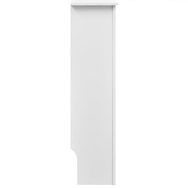 vidaXL Elementskydd MDF 152 cm vit -  Tillbehör till värmeelement