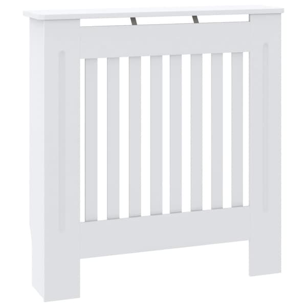 vidaXL radiatorskjuler 78 cm MDF hvid -  Radiatorer – tilbehør