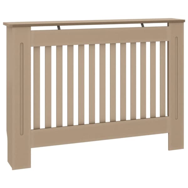 vidaXL radiatorskjuler 112x19x81,5 cm MDF -  Radiatorer – tilbehør