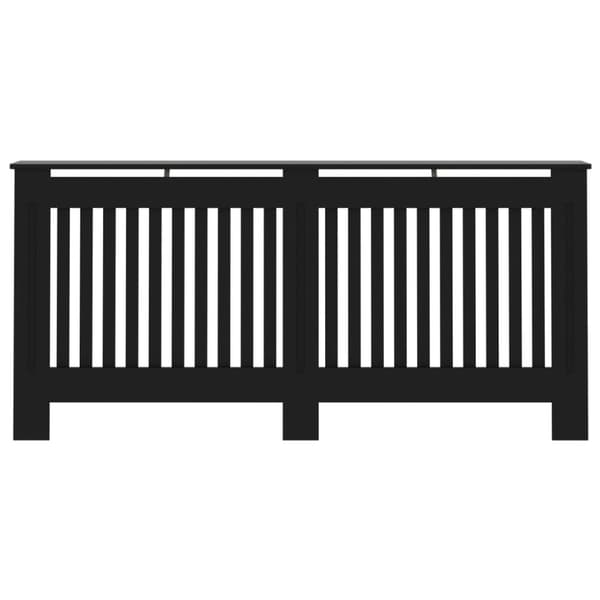 vidaXL radiatorskjuler 172x19x81,5 cm MDF sort - Radiatorer – tilbehør