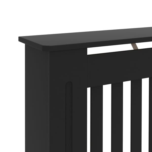 vidaXL radiatorskjuler 172x19x81,5 cm MDF sort - Radiatorer – tilbehør