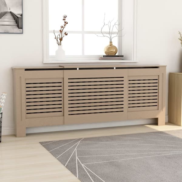 vidaXL radiatorskjuler 205 cm MDF -  Radiatorer – tilbehør