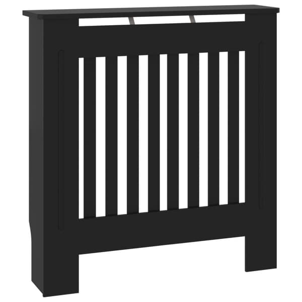 vidaXL radiatorskjuler 78 cm MDF sort - Radiatorer – tilbehør