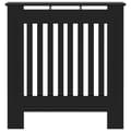 Miniatyrbillede 4 af 8: vidaXL radiatorskjuler 78 cm MDF sort -  Radiatorer – tilbehør