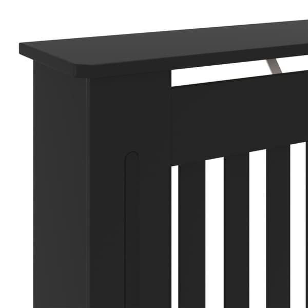 vidaXL radiatorskjuler 78 cm MDF sort - Radiatorer – tilbehør