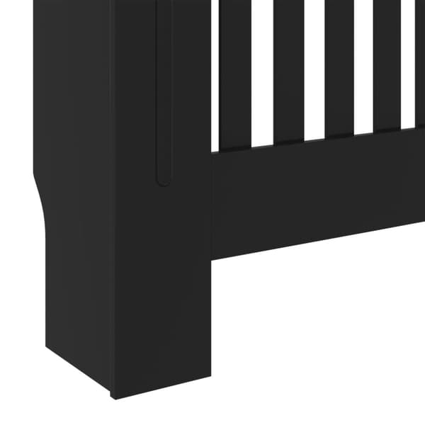 vidaXL radiatorskjuler 78 cm MDF sort - Radiatorer – tilbehør
