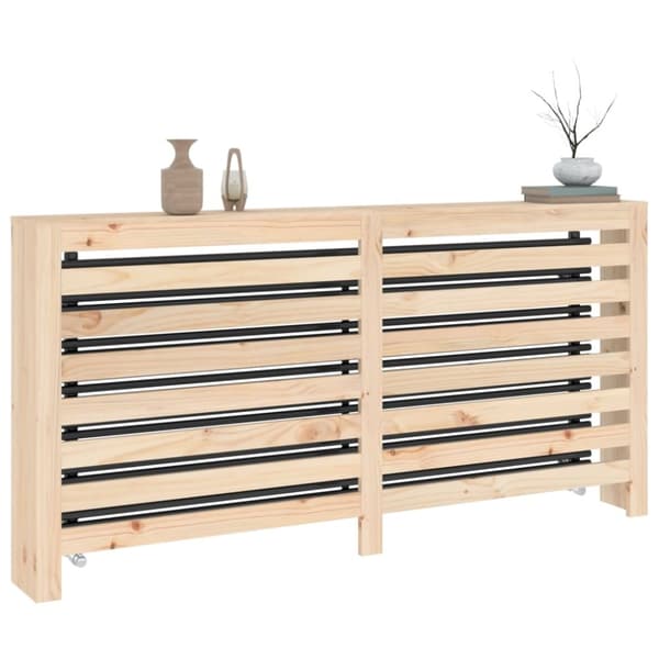 vidaXL radiatorskjuler 169x19x84 cm massivt fyrretræ - Radiatorer – tilbehør