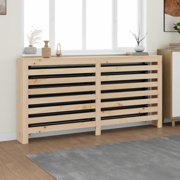 vidaXL radiatorskjuler 169x19x84 cm massivt fyrretræ - Radiatorer – tilbehør