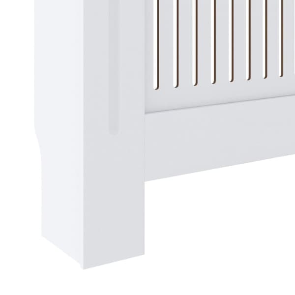 The Living Store radiatorskjuler 205 cm MDF hvid -  Radiatorer – tilbehør
