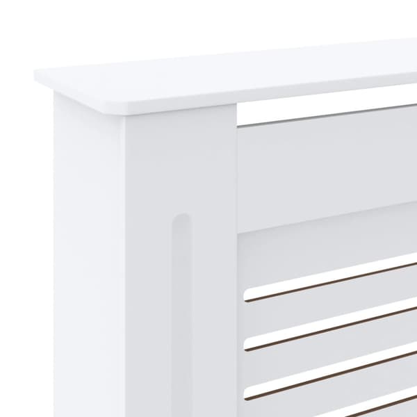 The Living Store radiatorskjuler 205 cm MDF hvid -  Radiatorer – tilbehør