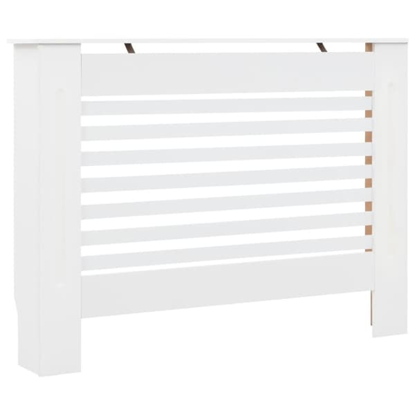 The Living Store Lämpöpatterin suojat 2 kpl valkoinen 112x19x81,5 cm MDF -  Lämpöpatteritarvikkeet