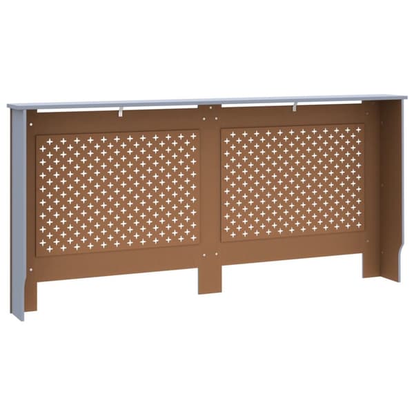 The Living Store radiatorskjuler 172x19x81,5 cm MDF antracitgrå -  Radiatorer – tilbehør