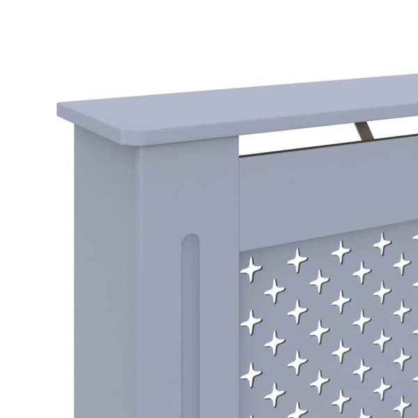 The Living Store radiatorskjuler 172x19x81,5 cm MDF antracitgrå -  Radiatorer – tilbehør