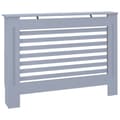 Miniatyrbillede 3 af 9: The Living Store radiatorskjuler 112x19x81,5 cm MDF antracitgrå -  Radiatorer – tilbehør